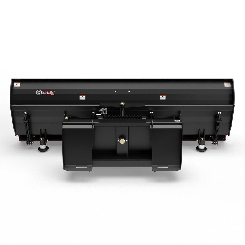 Virnig V60 Angle Snow Blade | Models SBS72, SBS84, SBS96, SBS108 & SBS120 | Widths 74" To 120" | Hydraulic Flow 15 To 25 GPM | For Skid Steer