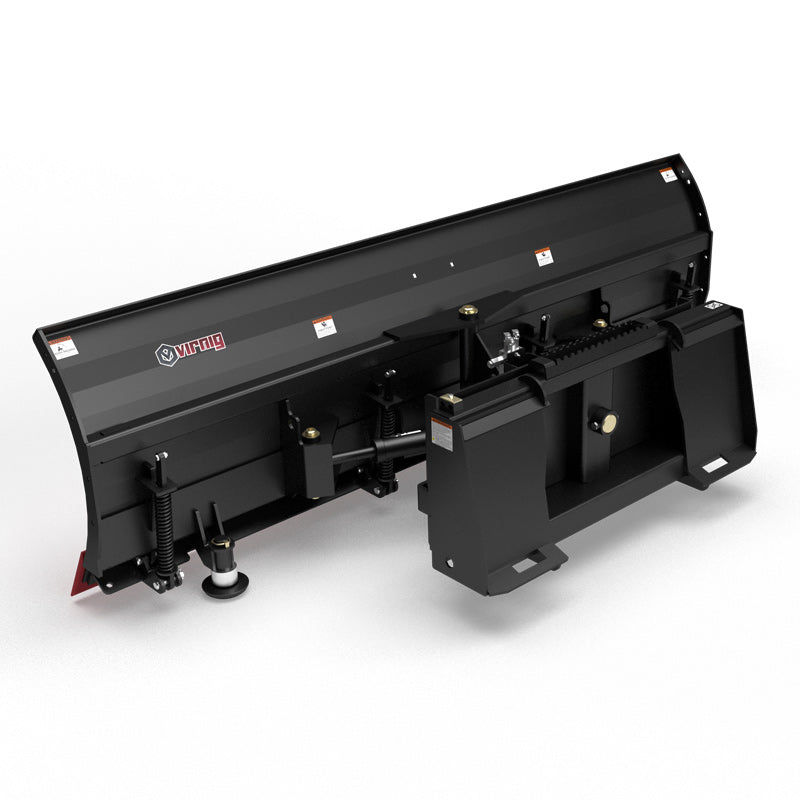 Virnig V60 Angle Snow Blade | Models SBS72, SBS84, SBS96, SBS108 & SBS120 | Widths 74" To 120" | Hydraulic Flow 15 To 25 GPM | For Skid Steer