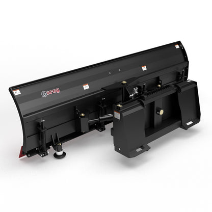 Virnig V60 Angle Snow Blade | Models SBS72, SBS84, SBS96, SBS108 & SBS120 | Widths 74" To 120" | Hydraulic Flow 15 To 25 GPM | For Skid Steer
