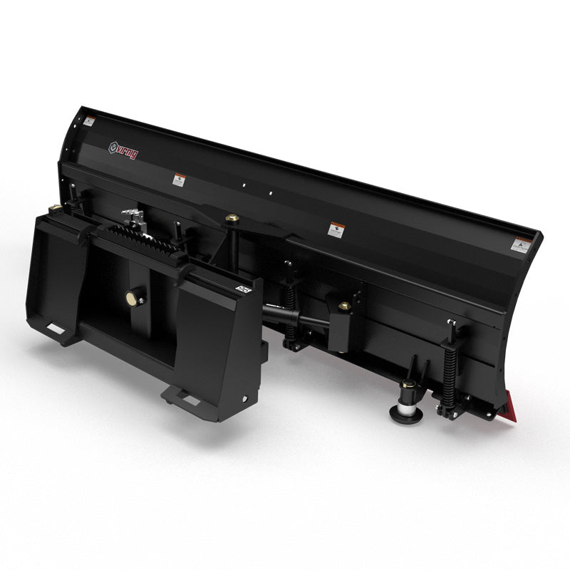 Virnig V60 Angle Snow Blade | Models SBS72, SBS84, SBS96, SBS108 & SBS120 | Widths 74" To 120" | Hydraulic Flow 15 To 25 GPM | For Skid Steer