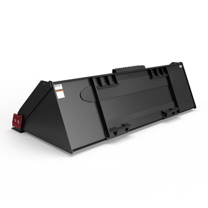 Virnig V60 High Capacity Dirt Bucket | Models HCDB72, HCDB78, HCDB84 & HCDB90 | Widths 72" To 90" | Hydraulic Flow 15 To 25 GPM | For Skid Steer