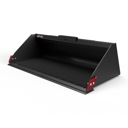 Virnig V60 High Capacity Dirt Bucket | Models HCDB72, HCDB78, HCDB84 & HCDB90 | Widths 72" To 90" | Hydraulic Flow 15 To 25 GPM | For Skid Steer