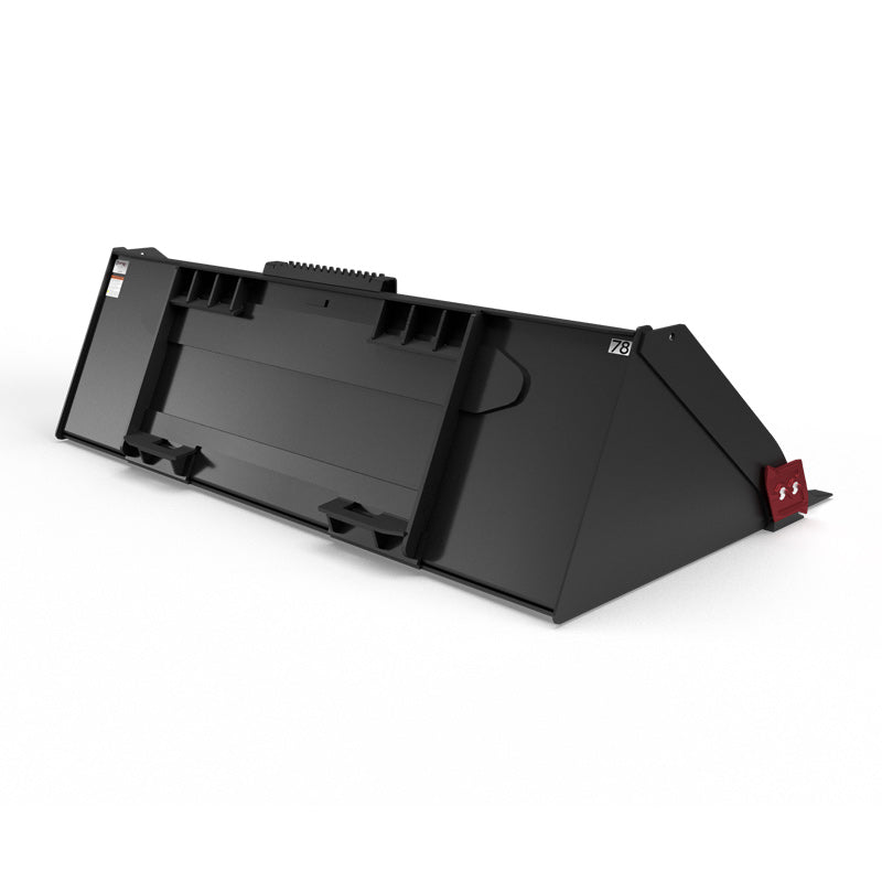 Virnig V60 High Capacity Dirt Bucket | Models HCDB72, HCDB78, HCDB84 & HCDB90 | Widths 72" To 90" | Hydraulic Flow 15 To 25 GPM | For Skid Steer