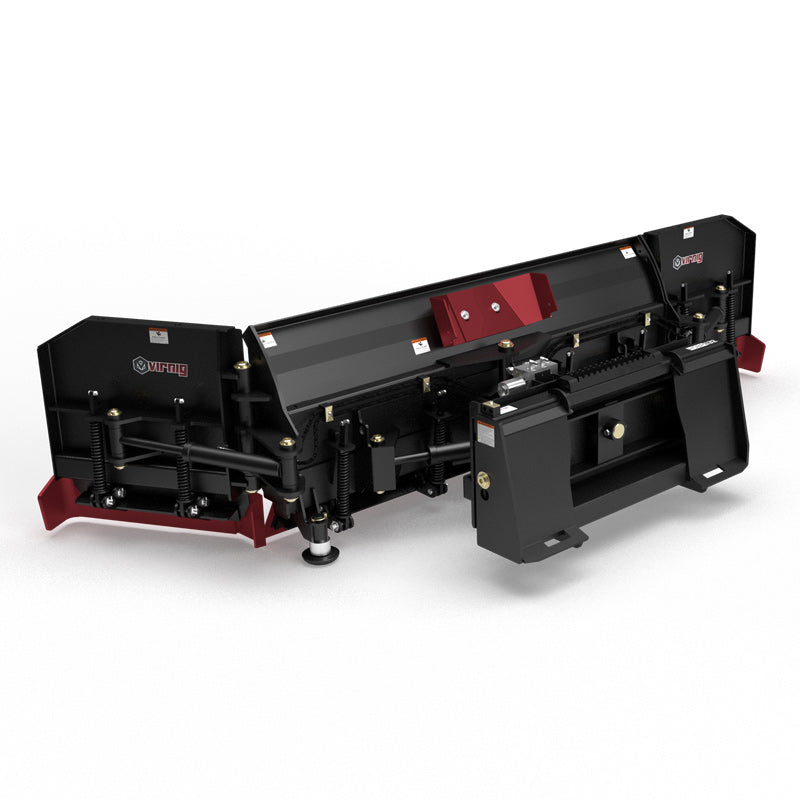 Virnig V60 Hydraulic Snow Blade/Pusher | Models HSBP120, HSBP132, HSBP144 & HSBP156 | Widths 124.5" To 160.5" | Hydraulic Flow 15 To 25 GPM | For Skid Steer