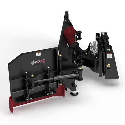 Virnig V60 Hydraulic Snow Blade/Pusher | Models HSBP120, HSBP132, HSBP144 & HSBP156 | Widths 124.5" To 160.5" | Hydraulic Flow 15 To 25 GPM | For Skid Steer