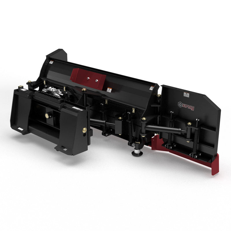 Virnig V60 Hydraulic Snow Blade/Pusher | Models HSBP120, HSBP132, HSBP144 & HSBP156 | Widths 124.5" To 160.5" | Hydraulic Flow 15 To 25 GPM | For Skid Steer
