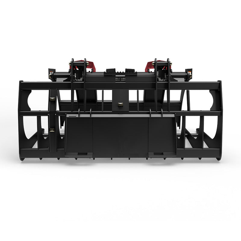 Virnig V60 Large Capacity Skeleton Grapple | Models LCG72 & LCG84 | Widths 73" & 85" | Hydraulic Flow 15 To 25 GPM | For Skid Steers