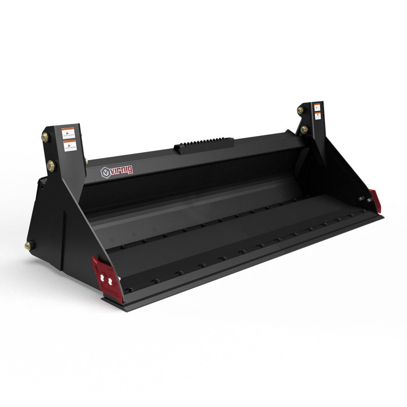 Virnig V60 Multi-Purpose Bucket (4-in-1) | Models HMPV66, HMPV72, HMPV78 & HMPV84 | Widths 66" To 84" | Hydraulic Flow 15 To 25 GPM | For Skid Steer