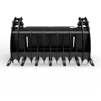 Virnig V60 Root Rake Grapple | Models RRG72, RRG78 & RRG84 | Widths 74.5" To 86.5" | Hydraulic Flow 15 To 25 GPM | For Skid Steer