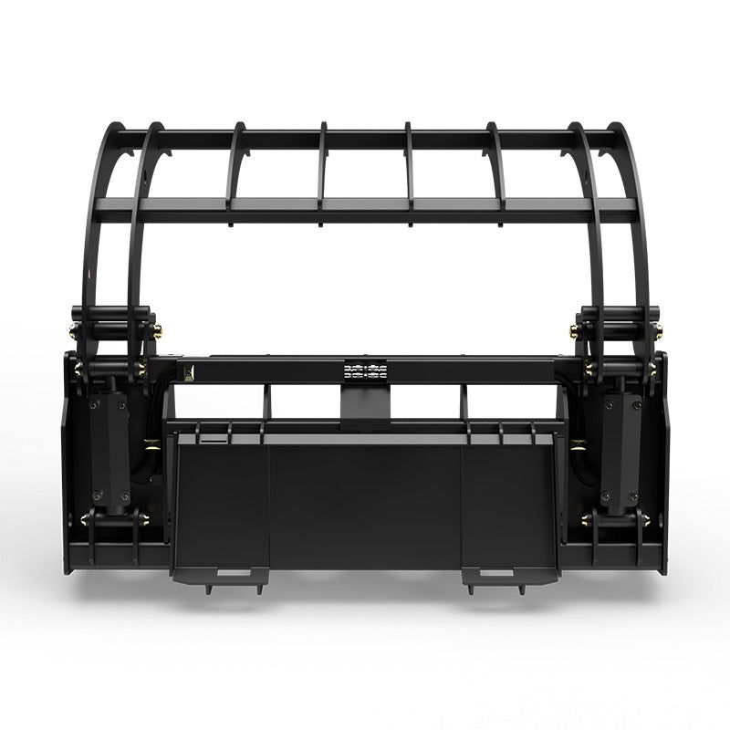 Virnig V60 Root Rake Grapple | Models RRG72, RRG78 & RRG84 | Widths 74.5" To 86.5" | Hydraulic Flow 15 To 25 GPM | For Skid Steer