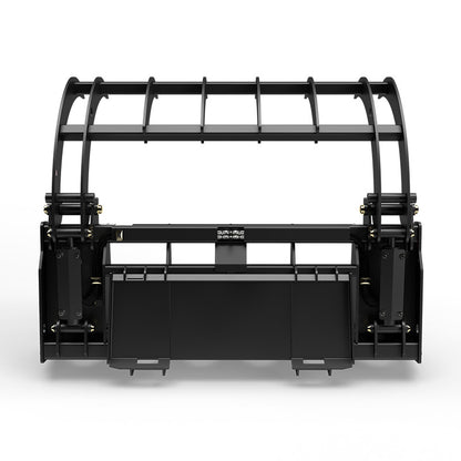 Virnig V60 Root Rake Grapple | Models RRG72, RRG78 & RRG84 | Widths 74.5" To 86.5" | Hydraulic Flow 15 To 25 GPM | For Skid Steer