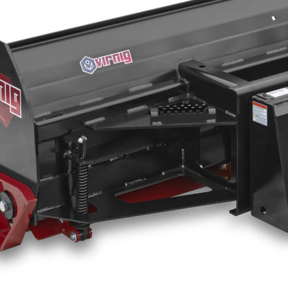 Virnig V60 Steel Edge Snow Pusher | Models SESP84, SESP96, SESP108 & SESP120 | Widths 92.5" To 125.4" | Hydraulic Flow Range 15 To 25 GPM | For Skid Steer