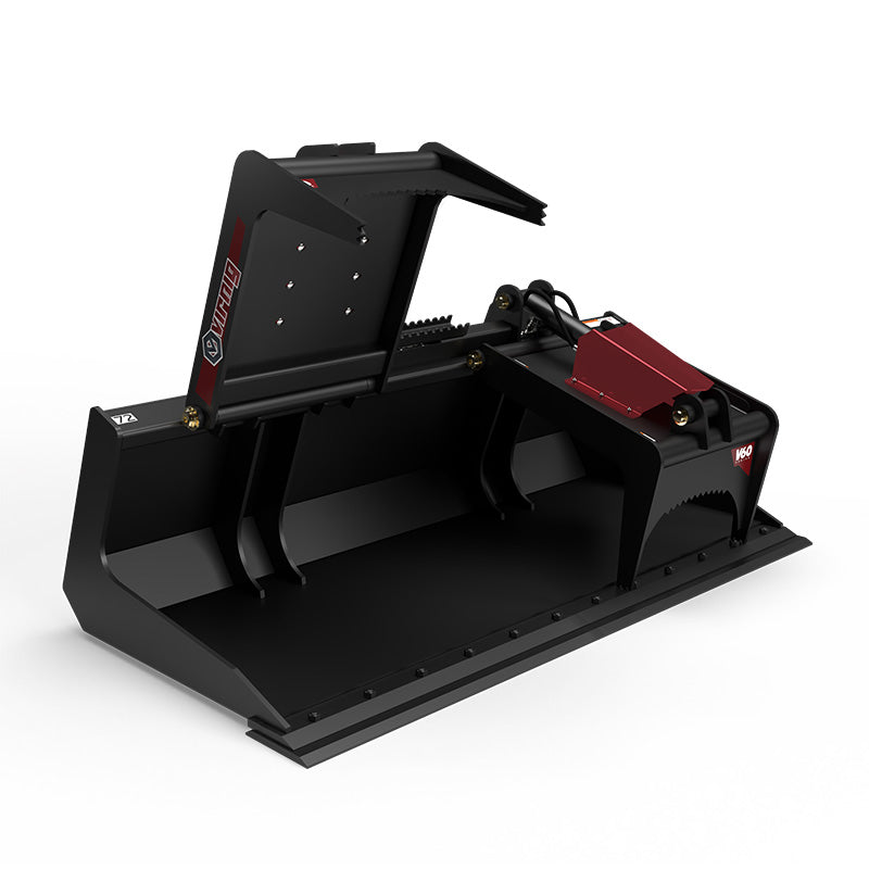 Virnig V60 Scrap Grapple | Models ISG72, ISG78, ISG84 & ISG90 | Widths 73.5" To 91.5" | Hydraulic Flow 15 To 25 GPM | For Skid Steer