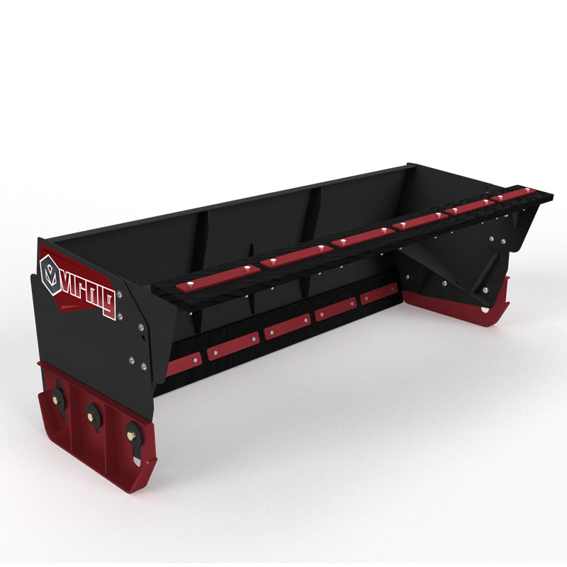 Virnig V60 Snow Pusher | Models SWP84, SWP96, SWP108 & SWP120 | Widths 90" To 122.5" | Hydraulic Flow Range 15 To 25 GPM | For Skid Steer