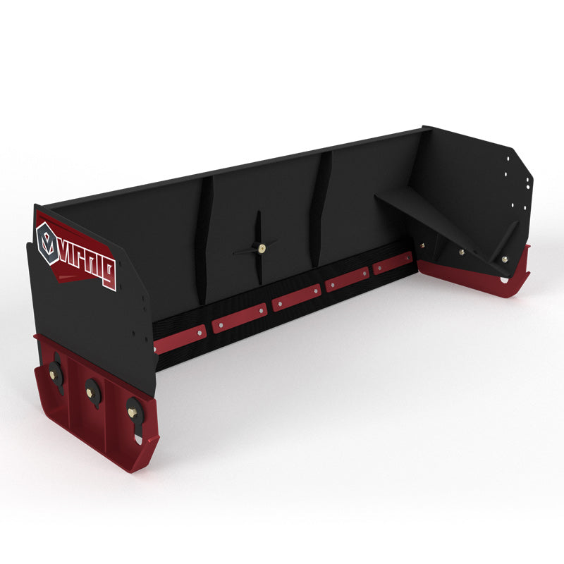 Virnig V60 Snow Pusher | Models SWP84, SWP96, SWP108 & SWP120 | Widths 90" To 122.5" | Hydraulic Flow Range 15 To 25 GPM | For Skid Steer