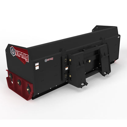 Virnig V60 Snow Pusher | Models SWP84, SWP96, SWP108 & SWP120 | Widths 90" To 122.5" | Hydraulic Flow Range 15 To 25 GPM | For Skid Steer