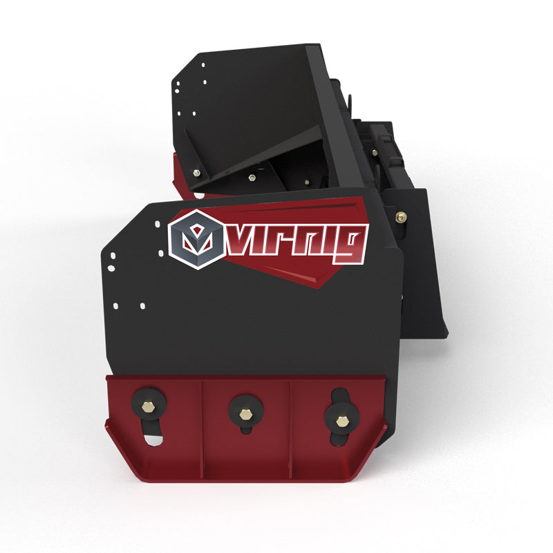 Virnig V60 Snow Pusher | Models SWP84, SWP96, SWP108 & SWP120 | Widths 90" To 122.5" | Hydraulic Flow Range 15 To 25 GPM | For Skid Steer