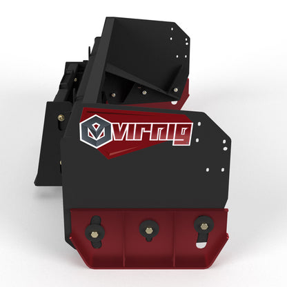 Virnig V60 Snow Pusher | Models SWP84, SWP96, SWP108 & SWP120 | Widths 90" To 122.5" | Hydraulic Flow Range 15 To 25 GPM | For Skid Steer