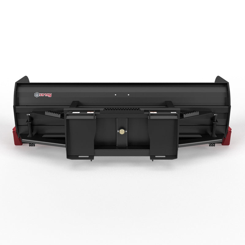 Virnig V60 Steel Edge Snow Pusher | Models SESP84, SESP96, SESP108 & SESP120 | Widths 92.5" To 125.4" | Hydraulic Flow Range 15 To 25 GPM | For Skid Steer