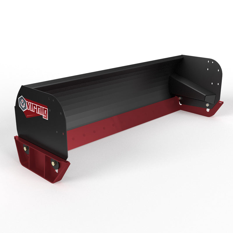 Virnig V60 Steel Edge Snow Pusher | Models SESP84, SESP96, SESP108 & SESP120 | Widths 92.5" To 125.4" | Hydraulic Flow Range 15 To 25 GPM | For Skid Steer