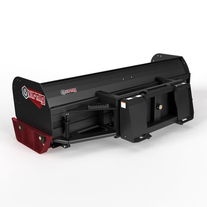 Virnig V60 Steel Edge Snow Pusher | Models SESP84, SESP96, SESP108 & SESP120 | Widths 92.5" To 125.4" | Hydraulic Flow Range 15 To 25 GPM | For Skid Steer