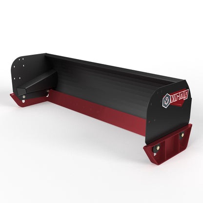 Virnig V60 Steel Edge Snow Pusher | Models SESP84, SESP96, SESP108 & SESP120 | Widths 92.5" To 125.4" | Hydraulic Flow Range 15 To 25 GPM | For Skid Steer