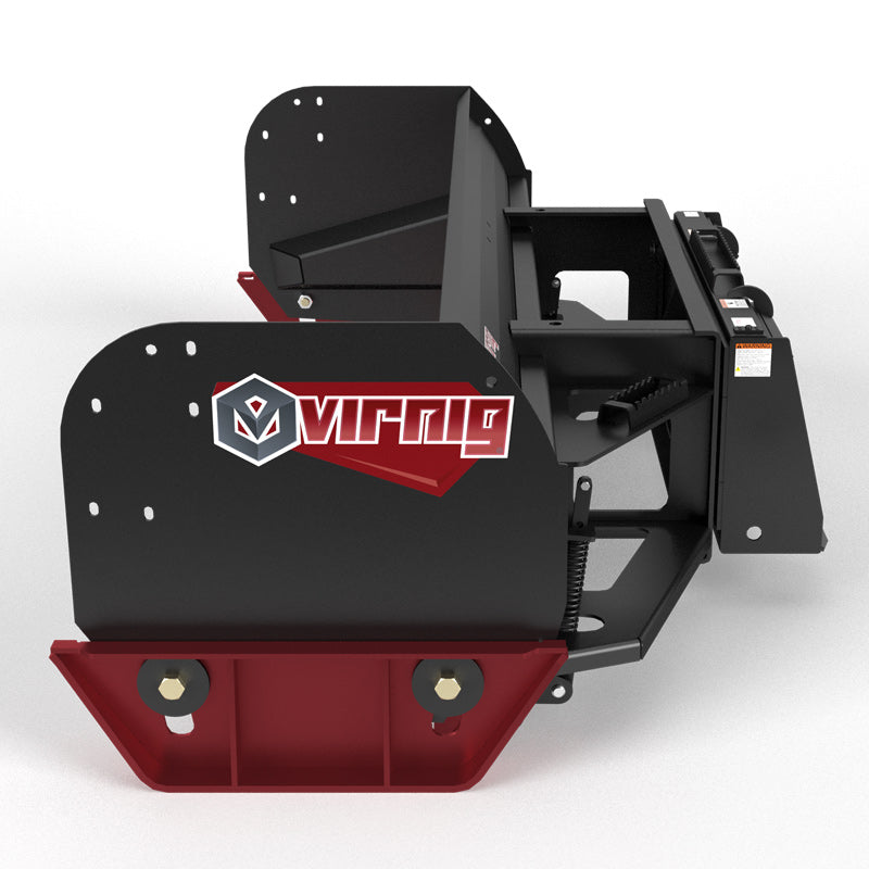 Virnig V60 Steel Edge Snow Pusher | Models SESP84, SESP96, SESP108 & SESP120 | Widths 92.5" To 125.4" | Hydraulic Flow Range 15 To 25 GPM | For Skid Steer