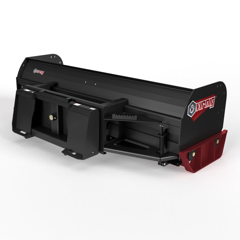 Virnig V60 Steel Edge Snow Pusher | Models SESP84, SESP96, SESP108 & SESP120 | Widths 92.5" To 125.4" | Hydraulic Flow Range 15 To 25 GPM | For Skid Steer