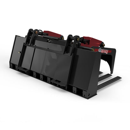Virnig V60 Tine Fork Grapple | Models ITG72, ITG78, ITG84 & ITG90 | Widths 73" To 91" | Hydraulic Flow 15 To 25 GPM | For Skid Steer