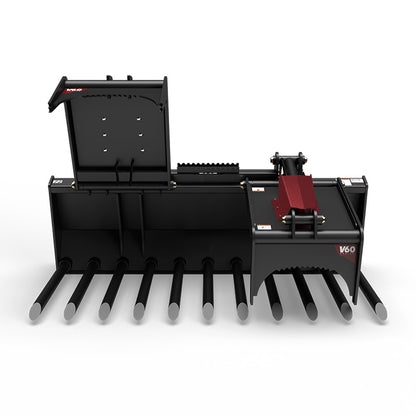 Virnig V60 Tine Fork Grapple | Models ITG72, ITG78, ITG84 & ITG90 | Widths 73" To 91" | Hydraulic Flow 15 To 25 GPM | For Skid Steer