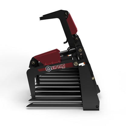 Virnig V60 Tine Fork Grapple | Models ITG72, ITG78, ITG84 & ITG90 | Widths 73" To 91" | Hydraulic Flow 15 To 25 GPM | For Skid Steer