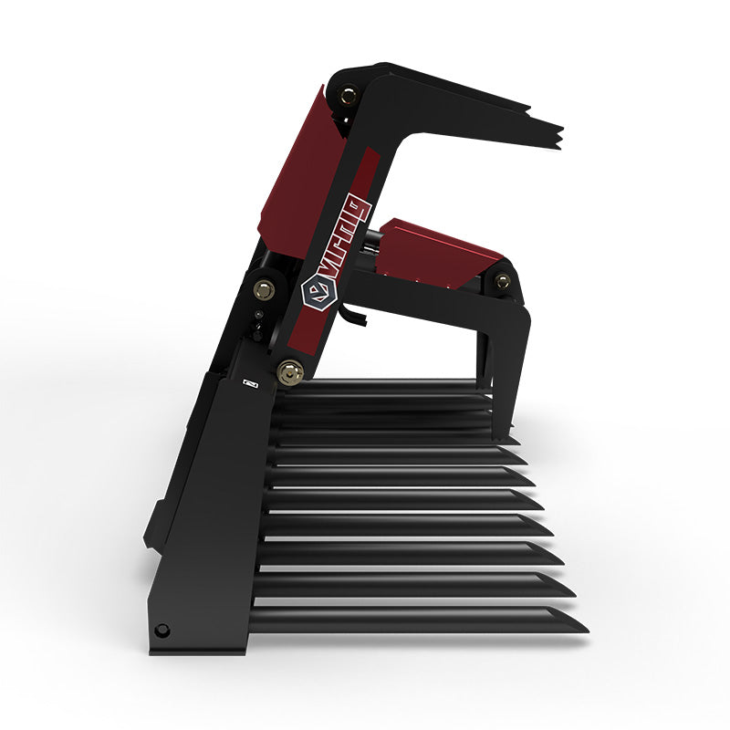 Virnig V60 Tine Fork Grapple | Models ITG72, ITG78, ITG84 & ITG90 | Widths 73" To 91" | Hydraulic Flow 15 To 25 GPM | For Skid Steer