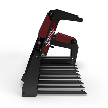 Virnig V60 Tine Fork Grapple | Models ITG72, ITG78, ITG84 & ITG90 | Widths 73" To 91" | Hydraulic Flow 15 To 25 GPM | For Skid Steer