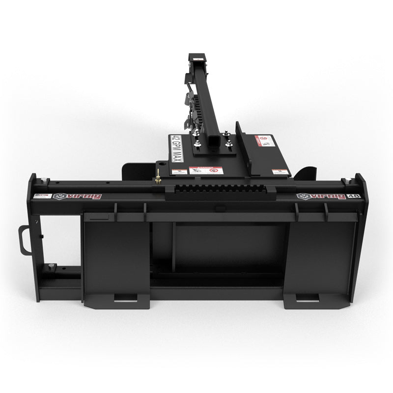 Virnig V60 Trencher | Models TRN36, TRN48, TRN60 | Dig Depth 36" To 60" | Hydraulic Flow 15 To 45 GPM | For Skid Steer