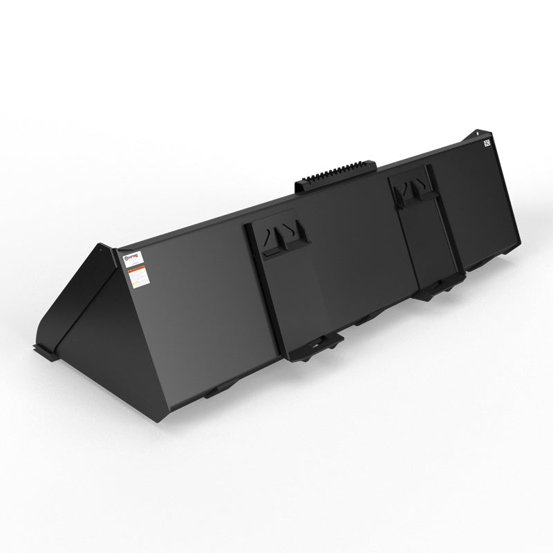 Virnig V60 Utility Bucket | Models HUHV72 To HUHV96 | Widths 72" To 96" | Hydraulic Flow >15 GPM | For Skid Steer