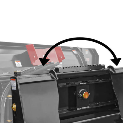 Virnig V60 Hydraulic Snow Blade/Pusher | Models HSBP120, HSBP132, HSBP144 & HSBP156 | Widths 124.5" To 160.5" | Hydraulic Flow 15 To 25 GPM | For Skid Steer