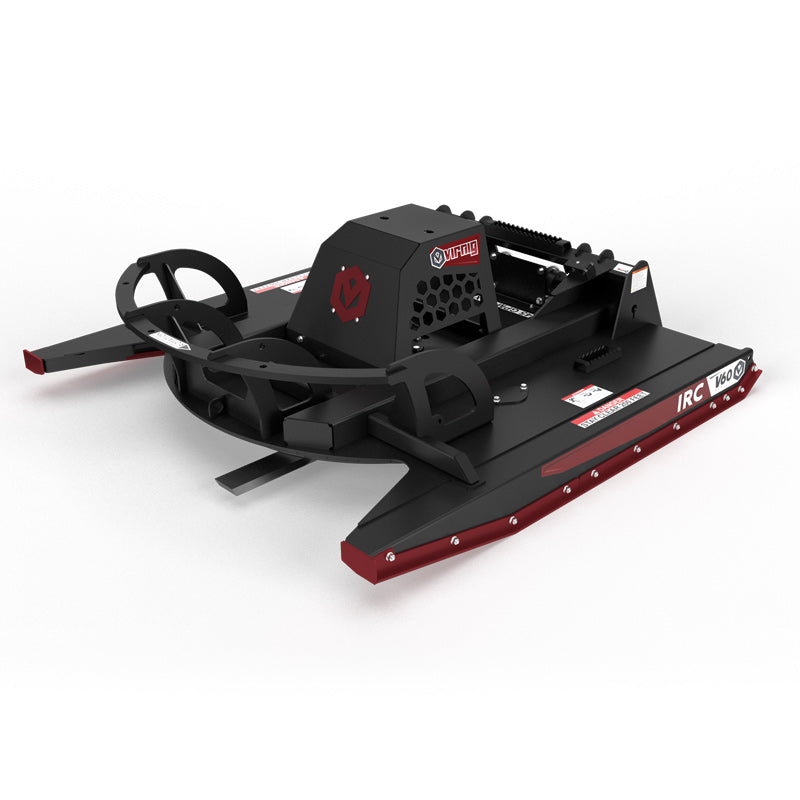 Virnig V60 Open Front Rotary Brush Cutter | Models IRC72, IRC78 & IRC84 | Widths 72" To 84" | Hydraulic Flow 20 To 45 GPM | For Skid Steer