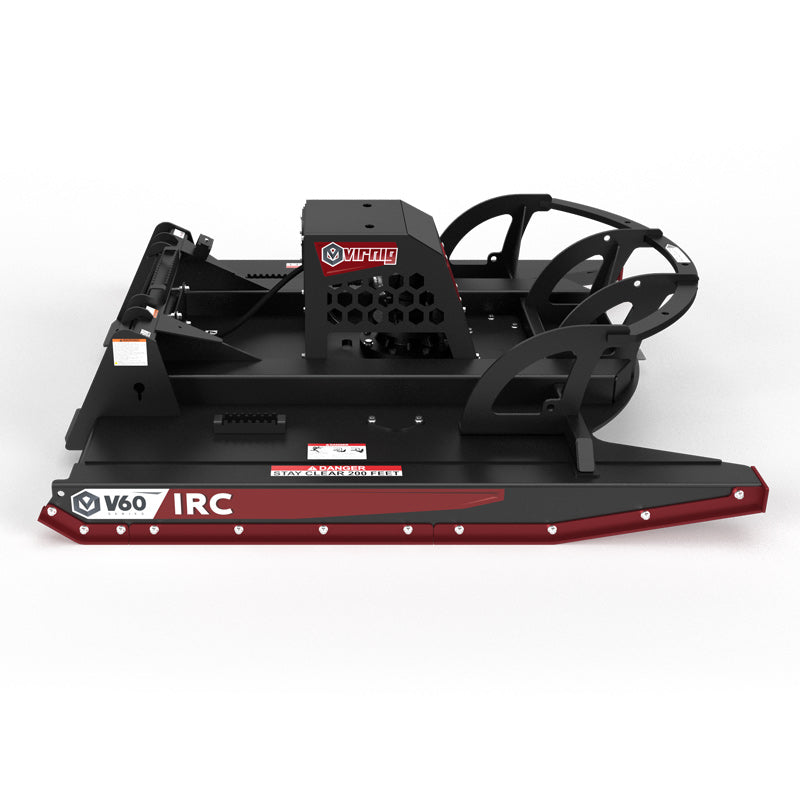 Virnig V60 Open Front Rotary Brush Cutter | Models IRC72, IRC78 & IRC84 | Widths 72" To 84" | Hydraulic Flow 20 To 45 GPM | For Skid Steer