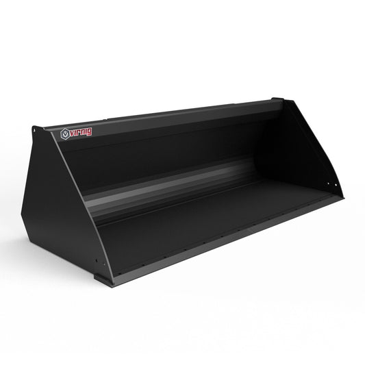 Virnig V70 CWL General Purpose Bucket | Models WGP72 To WGP96 | Widths 72" To 96" | Hydraulic Flow Range 15 To 25 GPM | For Compact Wheel Loaders