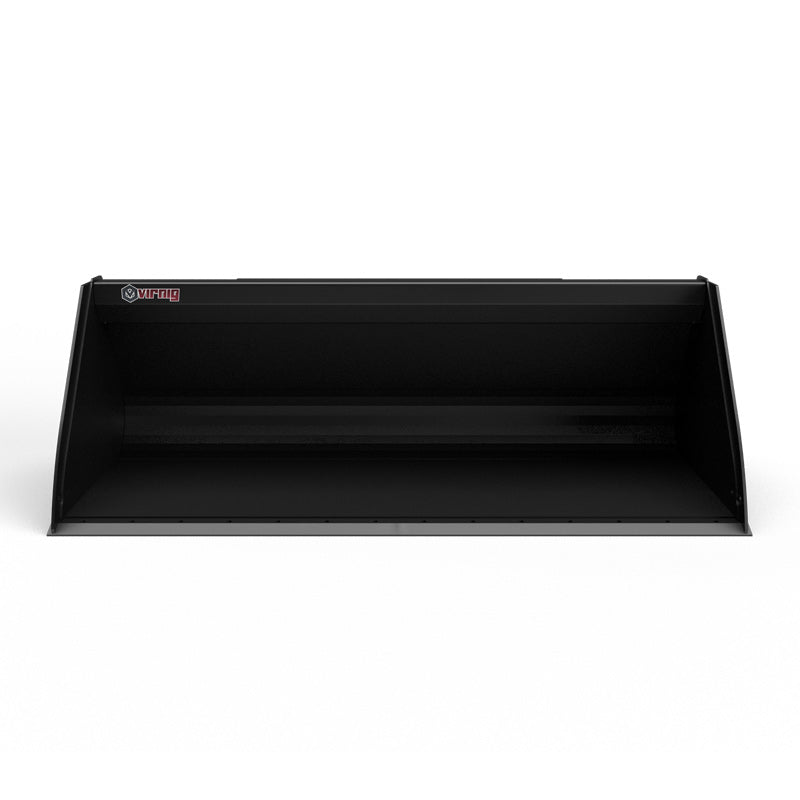 Virnig V70 CWL General Purpose Bucket | Models WGP72 To WGP96 | Widths 72" To 96" | Hydraulic Flow Range 15 To 25 GPM | For Compact Wheel Loaders