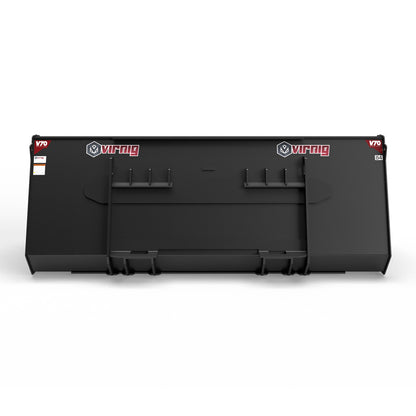 Virnig V70 CWL High Capacity General Purpose Bucket | Models WHC72 To WHC101 | Widths 73.5" To 101.5" | Hydraulic Flow Range 15 To 25 GPM | For Compact Wheel Loaders