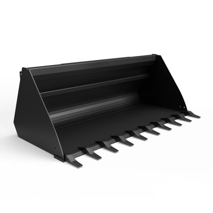 Virnig V70 CWL High Capacity General Purpose Bucket | Models WHC72 To WHC101 | Widths 73.5" To 101.5" | Hydraulic Flow Range 15 To 25 GPM | For Compact Wheel Loaders