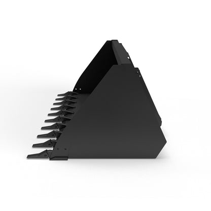 Virnig V70 CWL High Capacity General Purpose Bucket | Models WHC72 To WHC101 | Widths 73.5" To 101.5" | Hydraulic Flow Range 15 To 25 GPM | For Compact Wheel Loaders