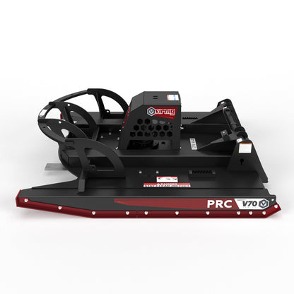 Virnig V70 Open Front Rotary Brush Cutter | Models PRC72, PRC78 & PRC84 | Widths 72" To 84" | Hydraulic Flow 30 To50 GPM | For High-Flow Skid Steers