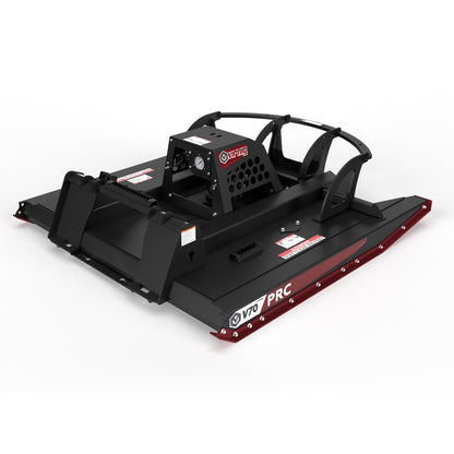 Virnig V70 Open Front Rotary Brush Cutter | Models PRC72, PRC78 & PRC84 | Widths 72" To 84" | Hydraulic Flow 30 To50 GPM | For High-Flow Skid Steers