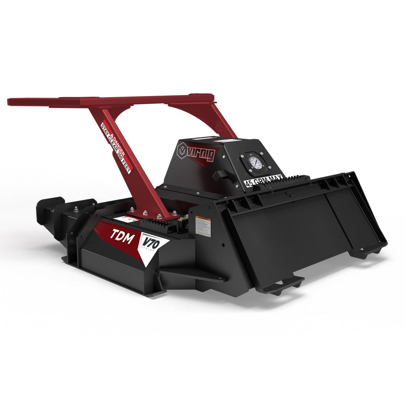 Virnig V70 Tree Disc Mulcher | Model TDM60 | 60" Cut Width | Hydraulic Flow 30 To 50 GPM | For Skid Steer