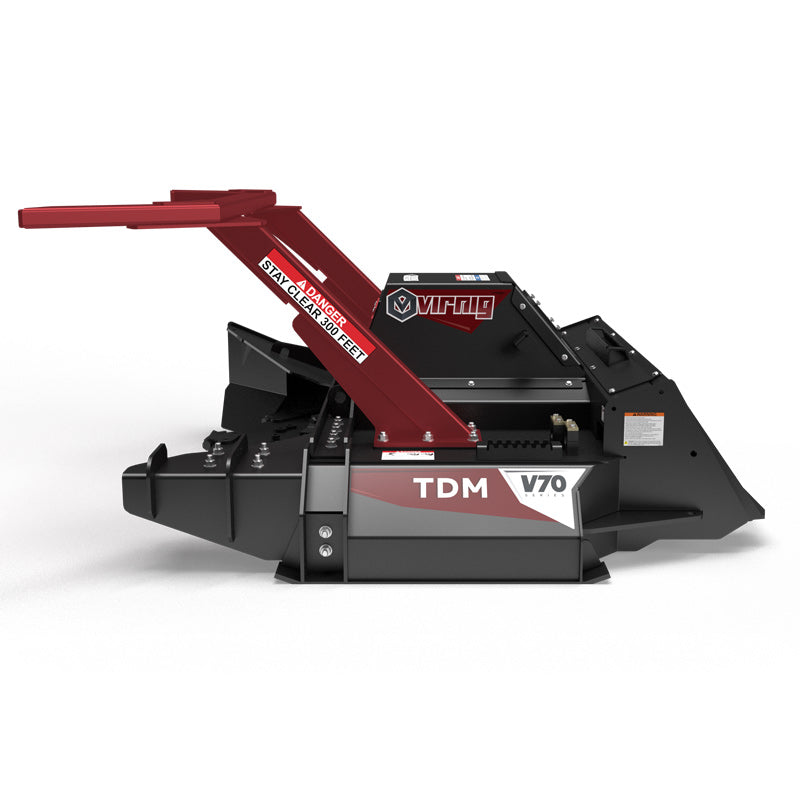 Virnig V70 Tree Disc Mulcher | Model TDM60 | 60" Cut Width | Hydraulic Flow 30 To 50 GPM | For Skid Steer