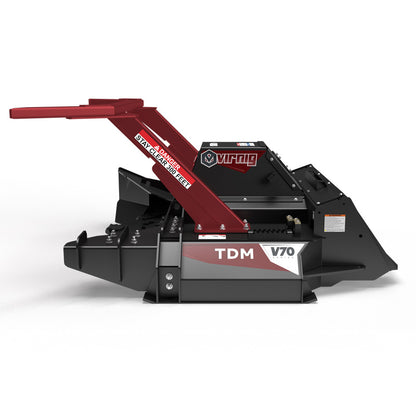 Virnig V70 Tree Disc Mulcher | Model TDM60 | 60" Cut Width | Hydraulic Flow 30 To 50 GPM | For Skid Steer