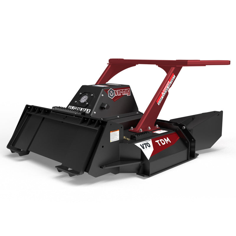 Virnig V70 Tree Disc Mulcher | Model TDM60 | 60" Cut Width | Hydraulic Flow 30 To 50 GPM | For Skid Steer
