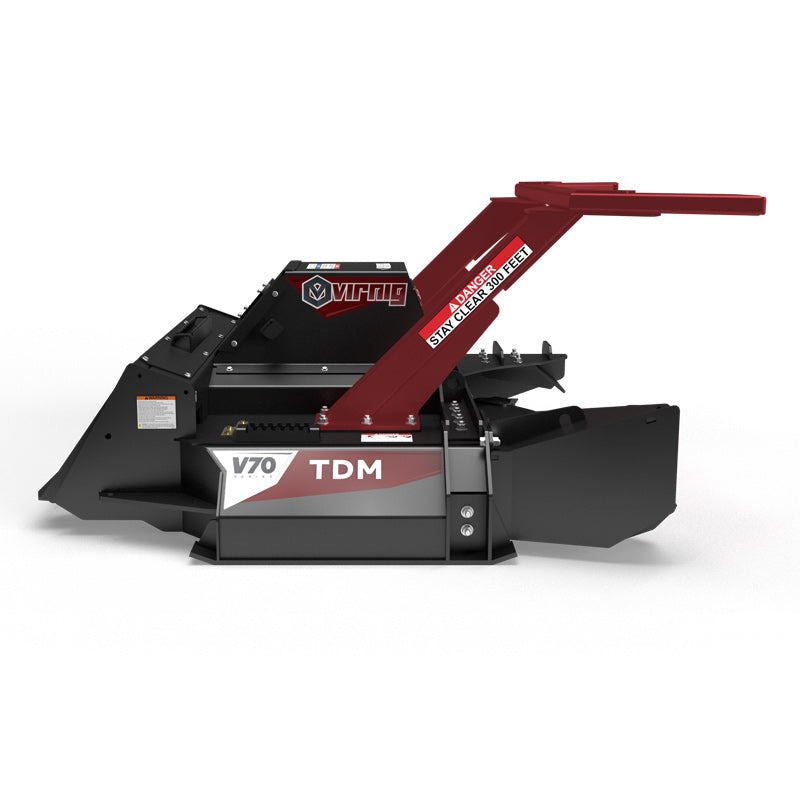 Virnig V70 Tree Disc Mulcher | Model TDM60 | 60" Cut Width | Hydraulic Flow 30 To 50 GPM | For Skid Steer